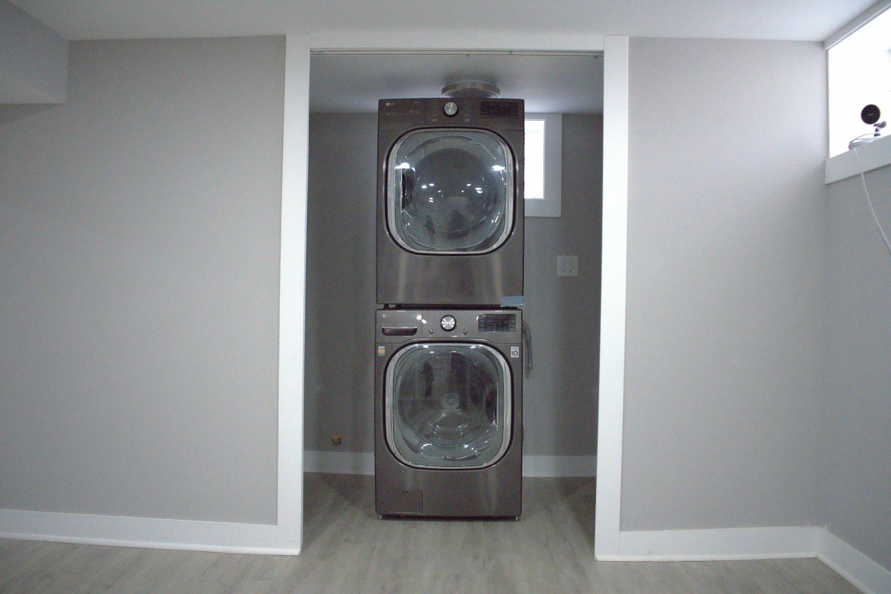 864 Ohio Street Gary, IN 46402 - Photo 23 of 27 a close up view of a washer and dryer