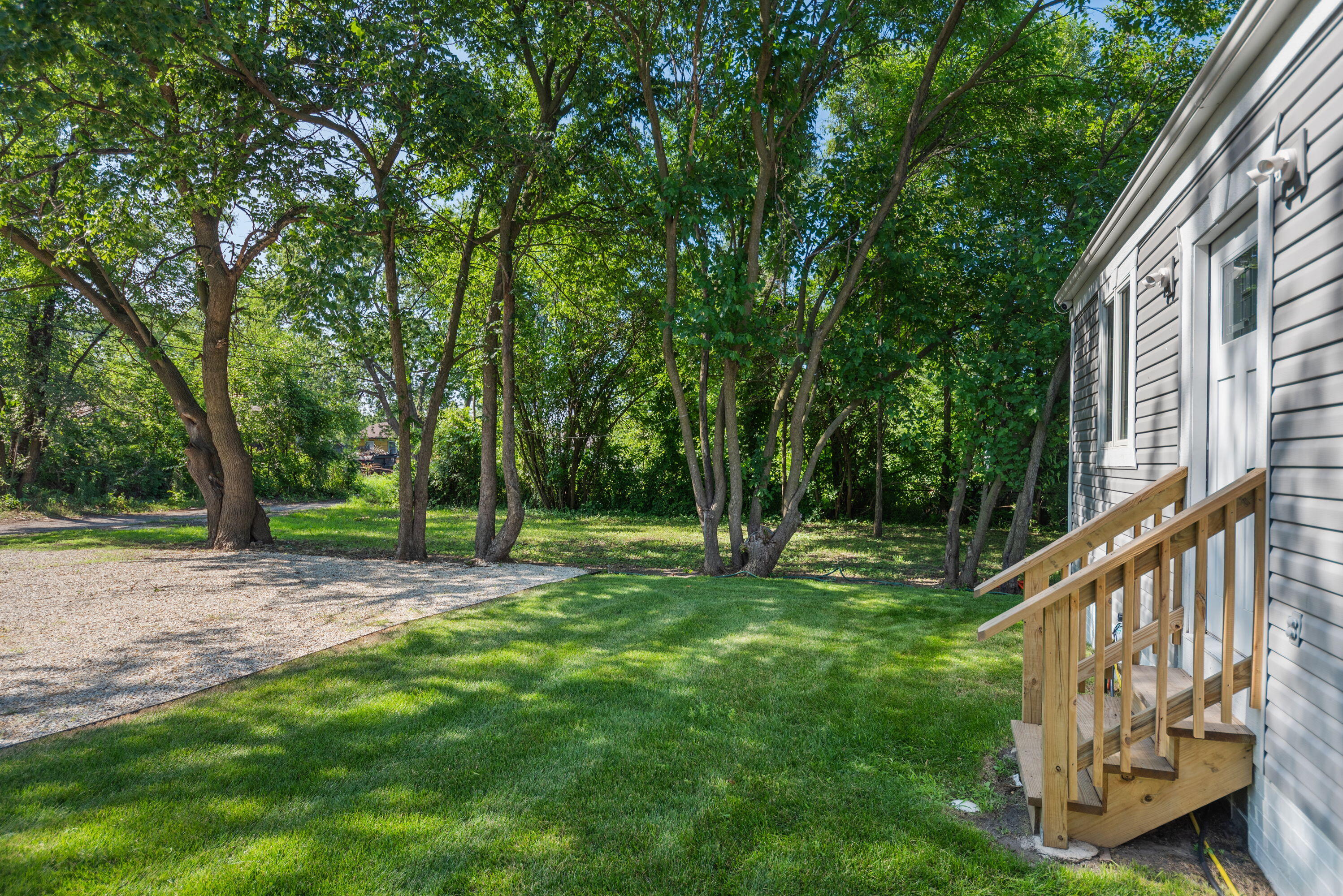 864 Ohio Street Gary, IN 46402 - Photo 27 of 27 a view of a deck with a backyard