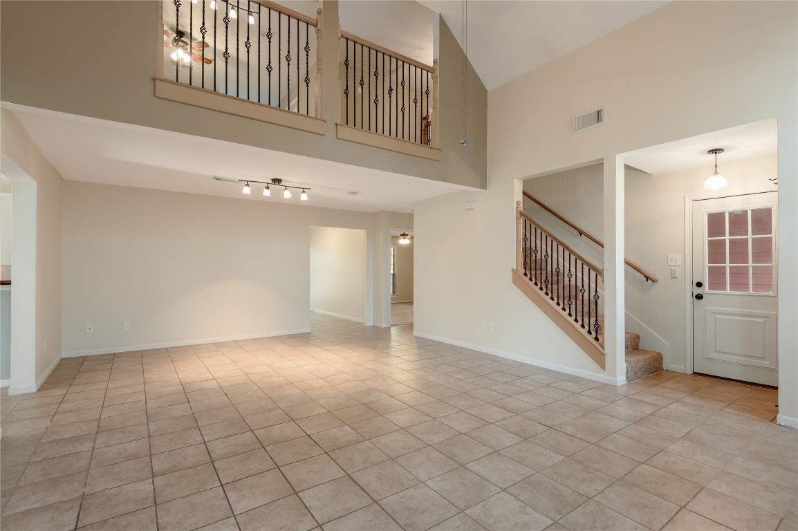 12 Quiet Wind Trinity, TX 75862 - Photo 11 of 48 View of the living room to the upstairs.