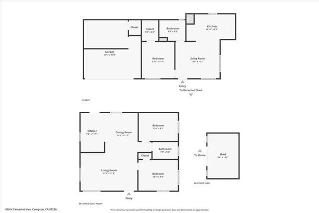 $750,000 | 809 North Tamarind Avenue, Compton, CA 90220