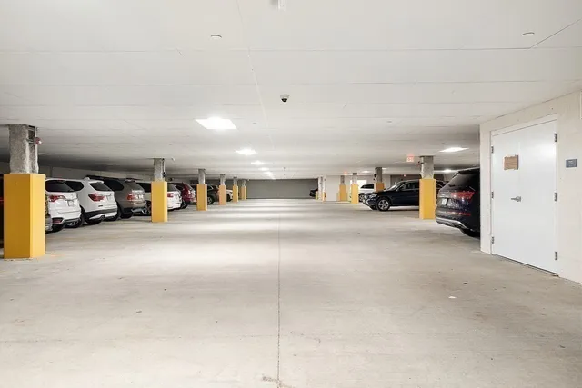 a view of the back of a room