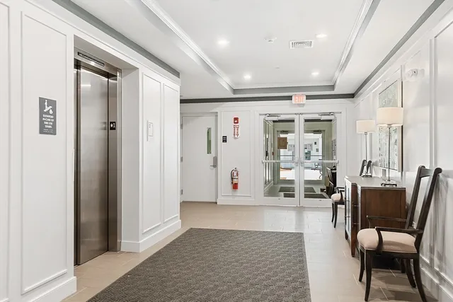 a view of a livingroom with furniture