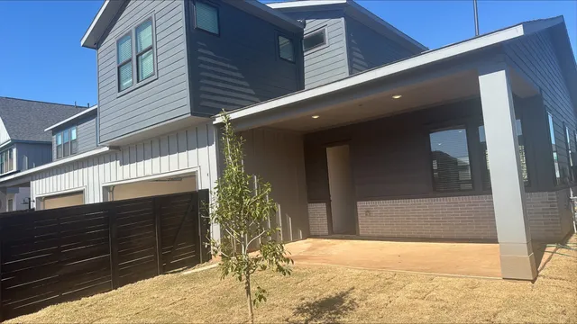 a view of a entryway door front of house