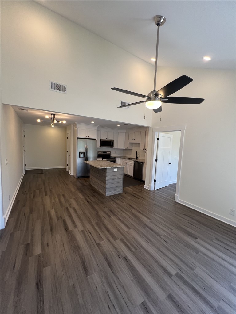 100 Blair Road, Unit E5 St. Simons Island, GA 31522 - Photo 1 of 16 Living room and kitchen