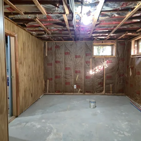 a view of storage and utility room