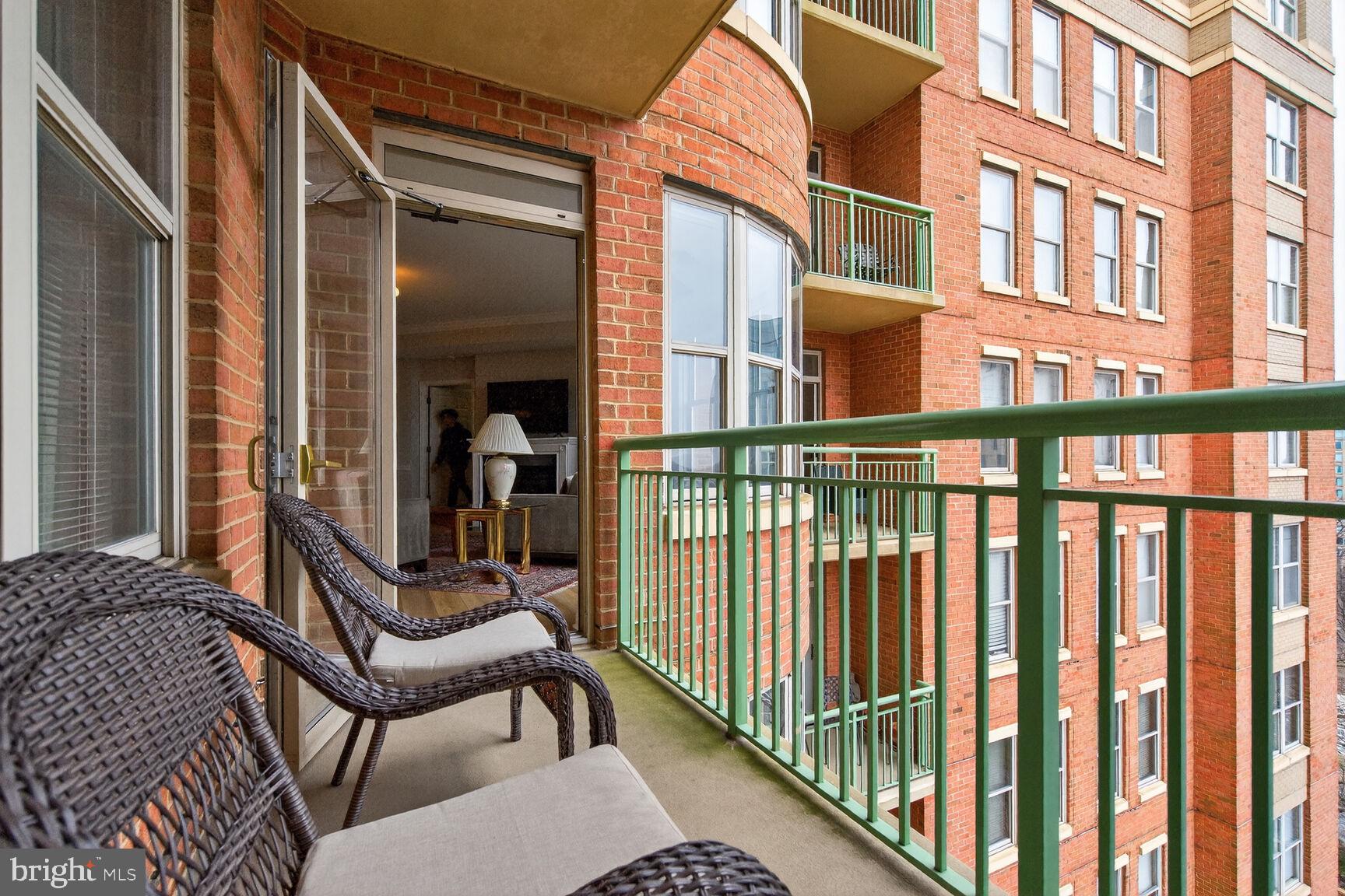 11776 Stratford House Place, Unit 1008 Reston, VA 20190 - Photo 45 of 66 Beautiful Balcony adjacent to the Living Room