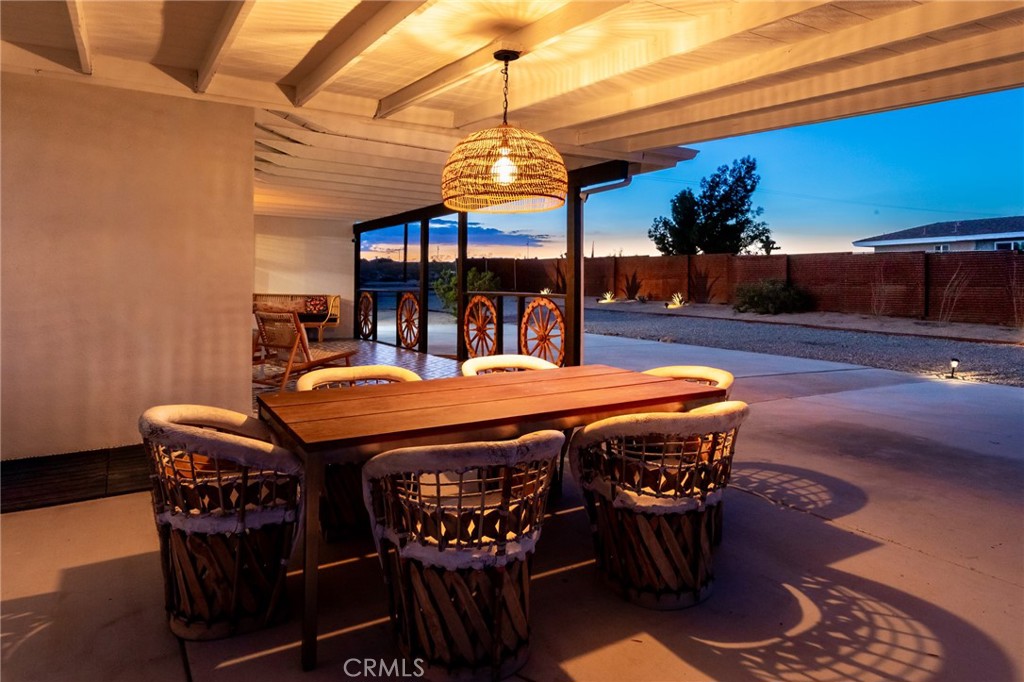 2837 Border Avenue Joshua Tree, CA 92252 - Photo 26 of 52 a dining table tennis table and chairs