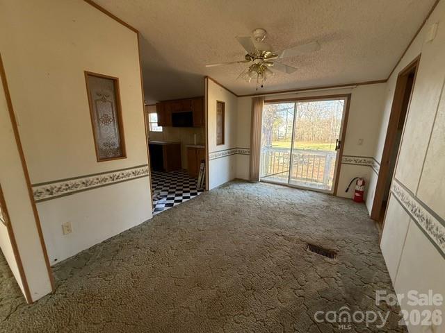 373 Griggs Road Clover, SC 29710 - Photo 11 of 41 a view of livingroom with hardwood floor and a ceiling fan