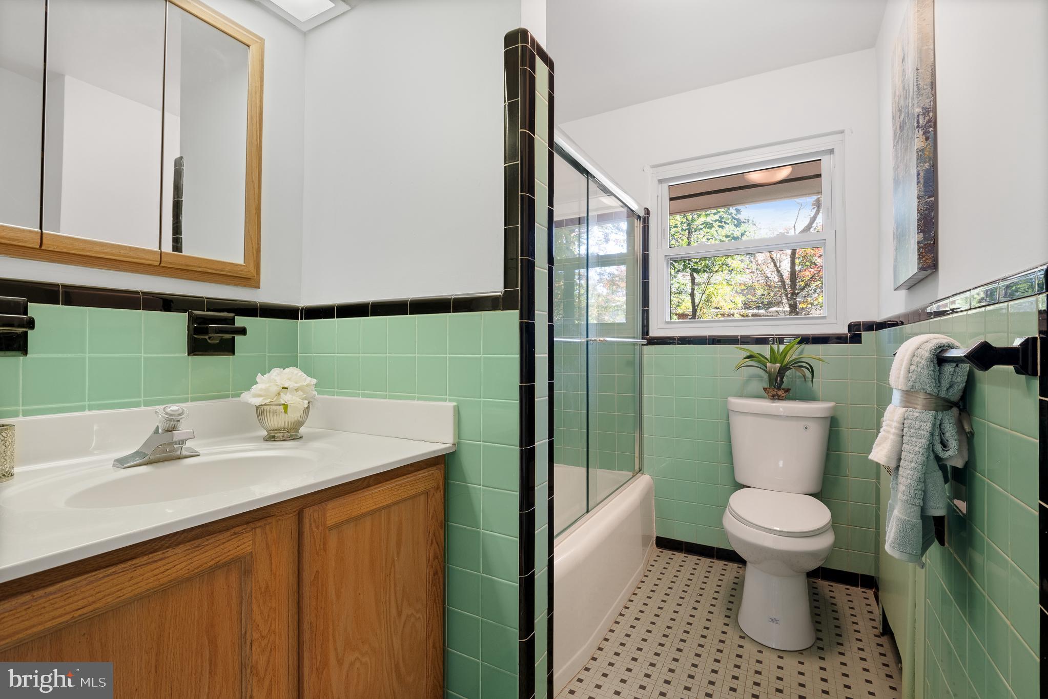 1006 Strout Street Silver Spring, MD 20901 - Photo 35 of 54 a bathroom with a sink toilet and mirror