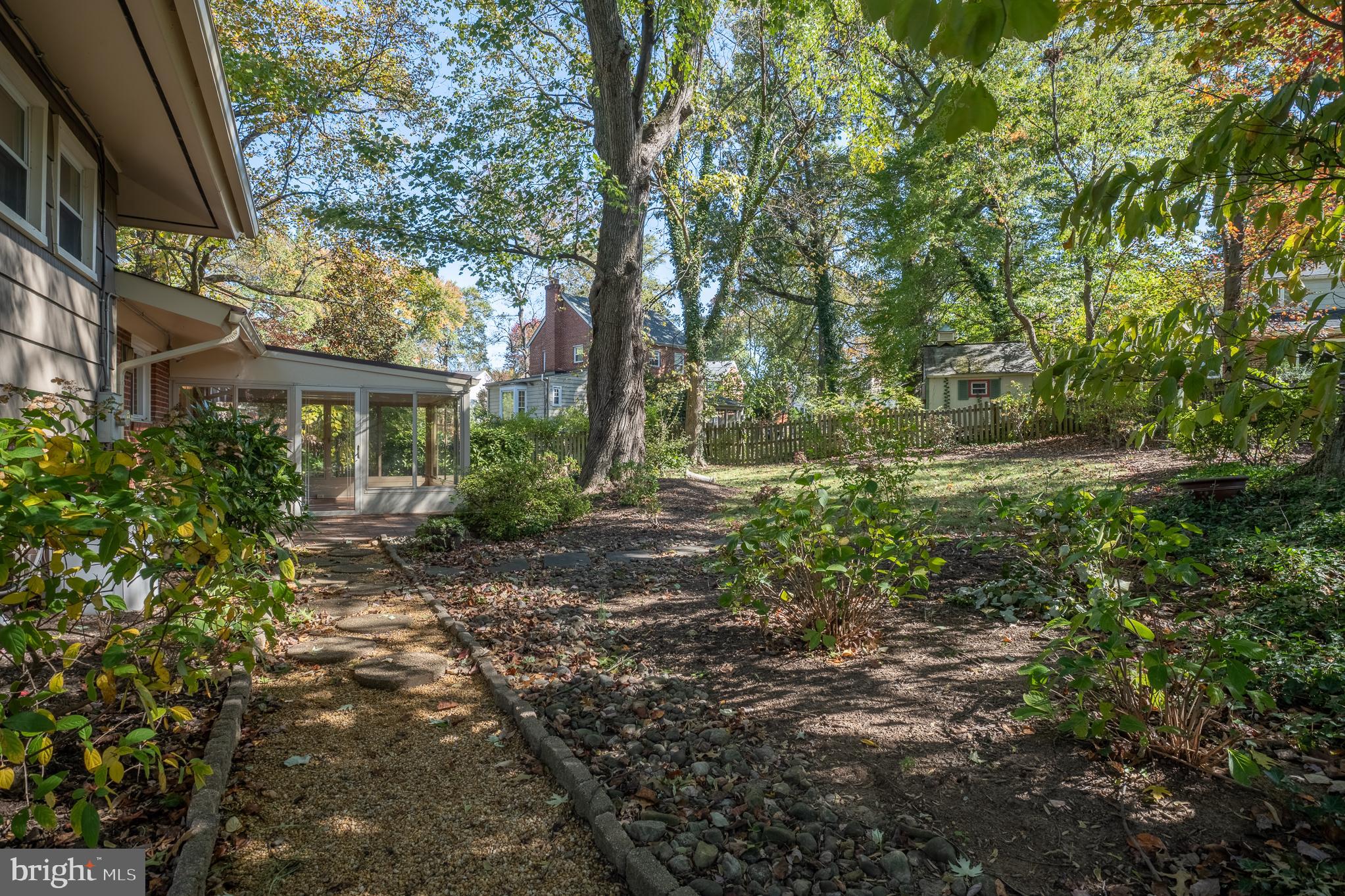 1006 Strout Street Silver Spring, MD 20901 - Photo 53 of 54 a backyard of a house with lots of green space