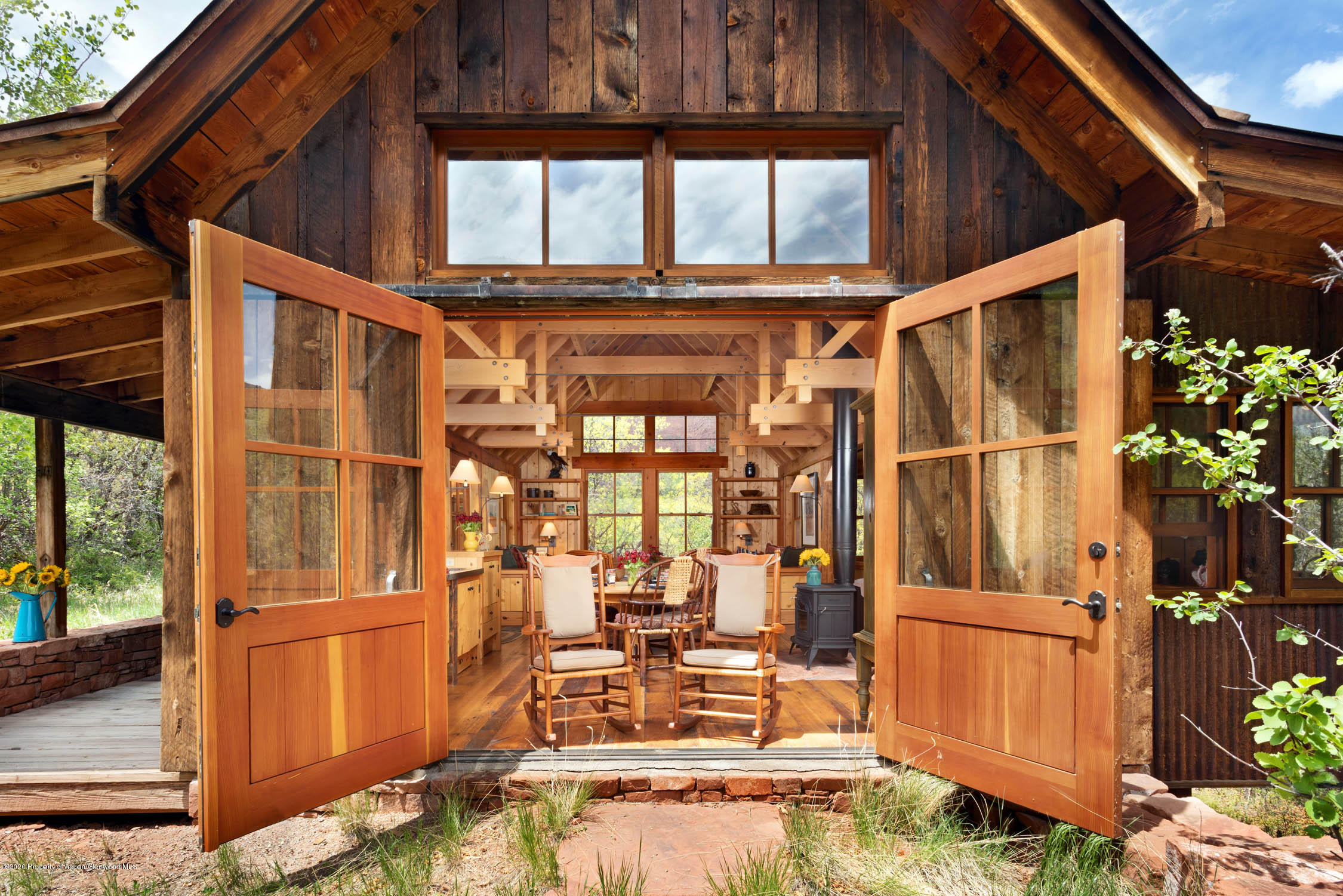 5700 Frying Pan Road Basalt, CO 81621 - Photo 11 of 45 Dining Area Opens Wide to the Outdoors