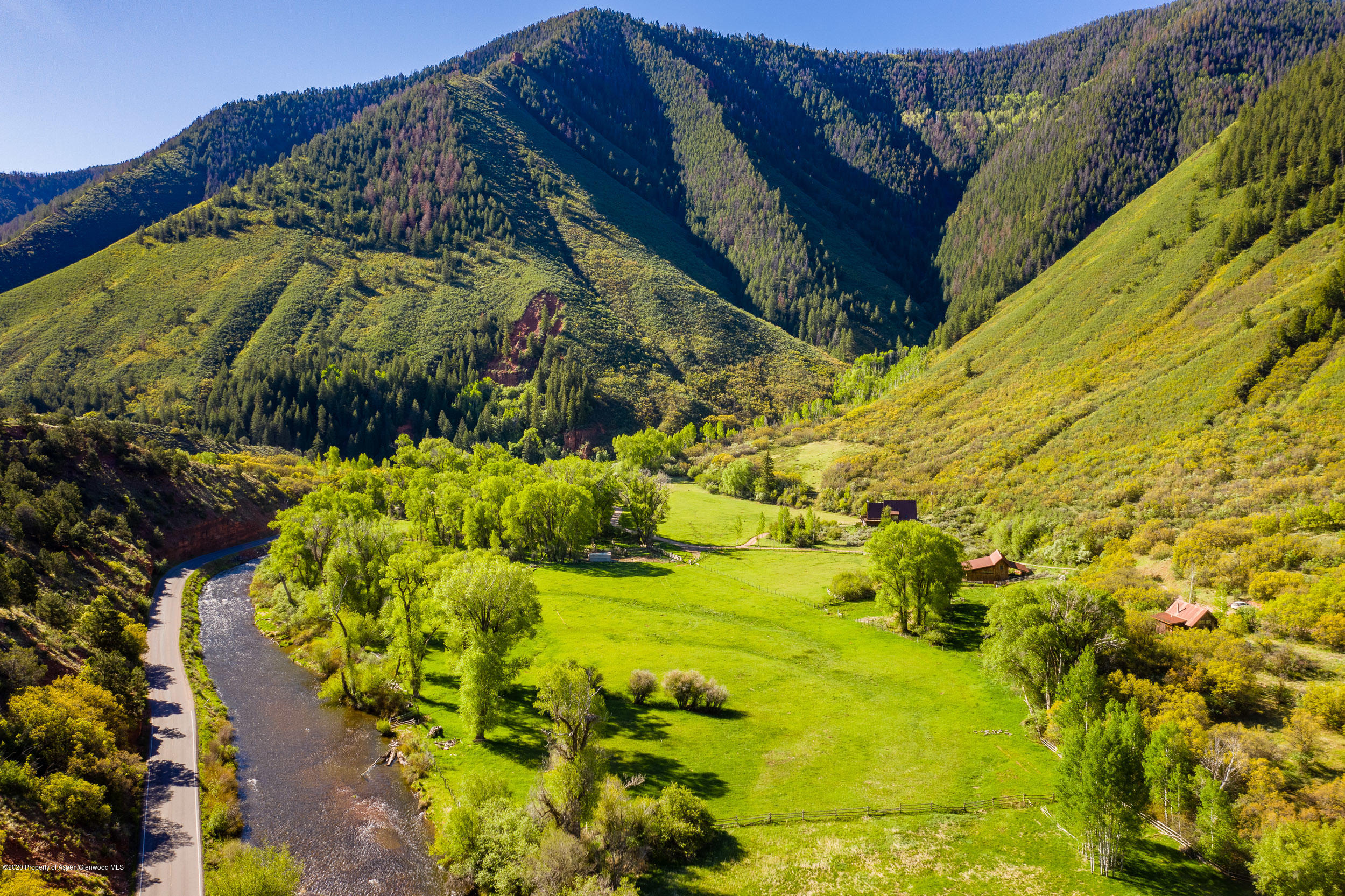 5700 Frying Pan Road Basalt, CO 81621 - Photo 3 of 45 EIEIO Ranch Looking Up River