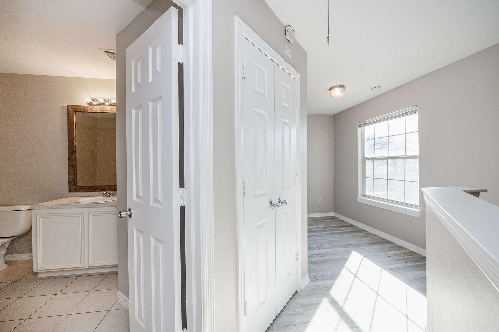 4624 Larkspur Street, Unit B Houston, TX 77051 - Photo 37 of 49 a bathroom with a tub shower and sink