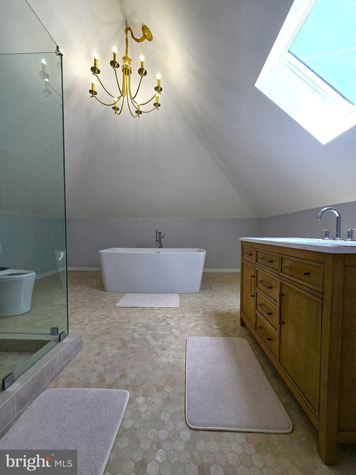 126 Blackwell Road Pennington, NJ 08534 - Photo 6 of 14 Elegant bathroom with skylight charm.