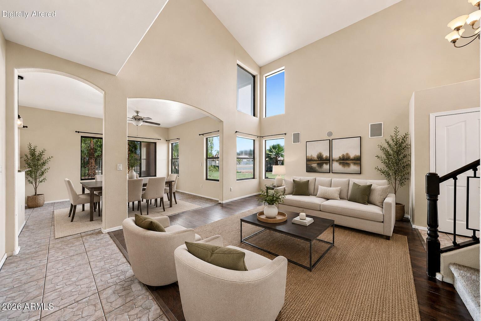 10828 West Monte Vista Road Avondale, AZ 85392 - Photo 4 of 32 Living & dining-virtually staged
