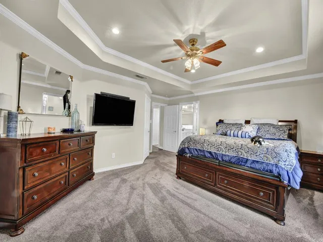 a view of a house with a patio