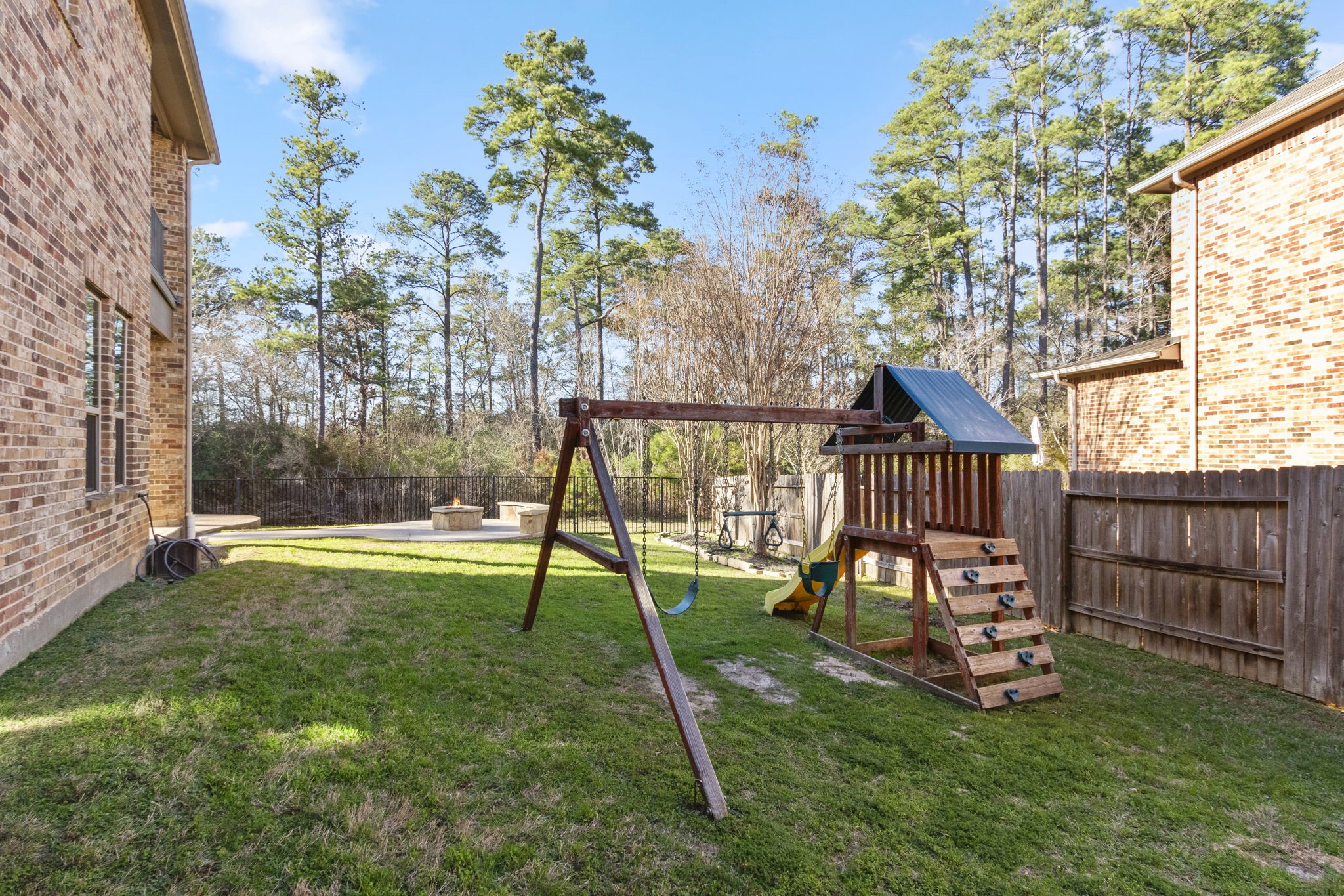 23211 Belted Kingfisher Trail Spring, TX 77389 - Photo 45 of 47 Large side yard accommodates a play set nicely