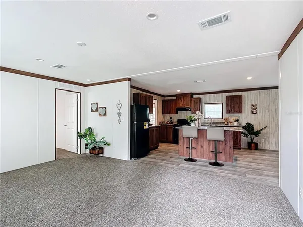 a view of a living room