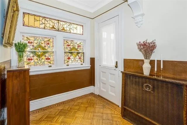 a view of front door