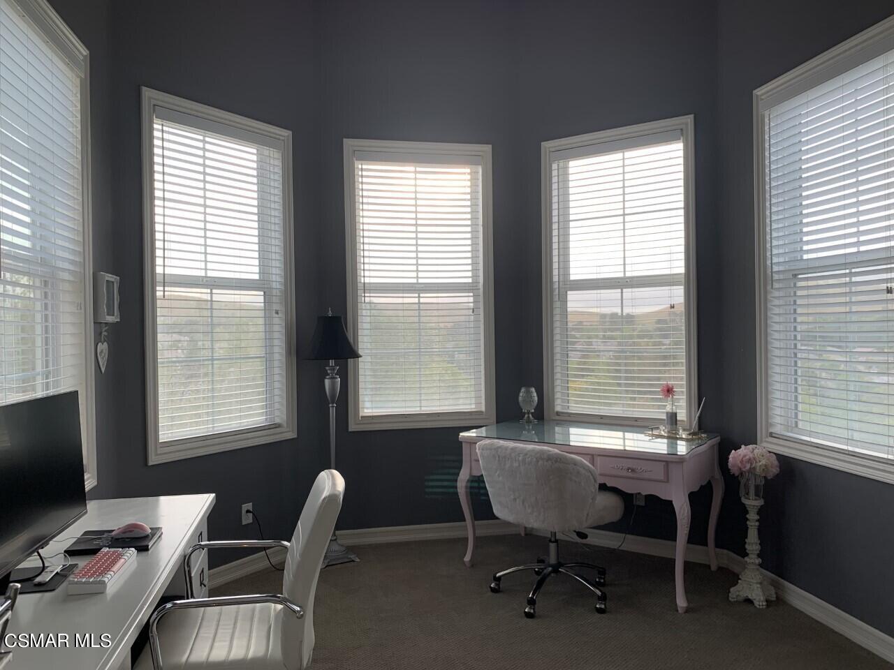 413 Vineyard Drive Simi Valley, CA 93065 - Photo 14 of 26 a view of a workspace with a window and chair