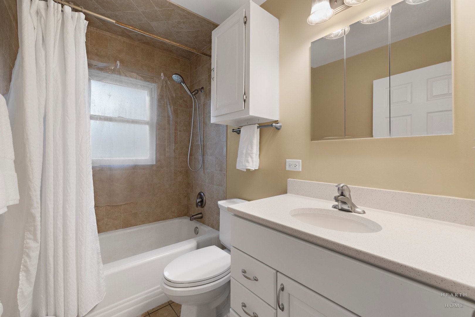 1015 Highway 22 Fox River Grove, IL 60021 - Photo 10 of 46 a bathroom with a sink a toilet and shower