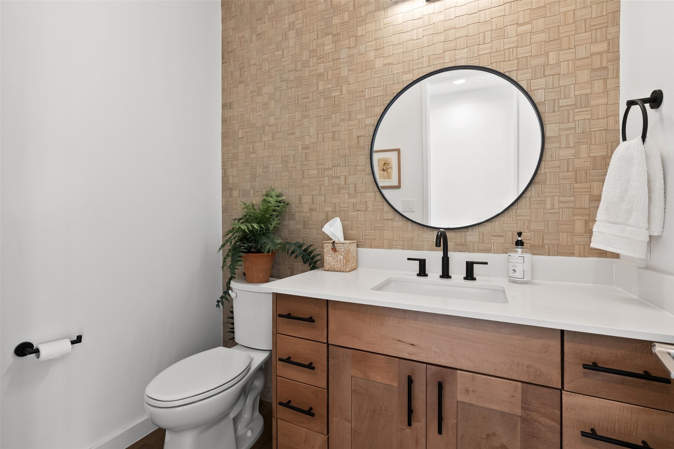 700 Ariana Court Austin, TX 78746 - Photo 27 of 39 Second level powder room