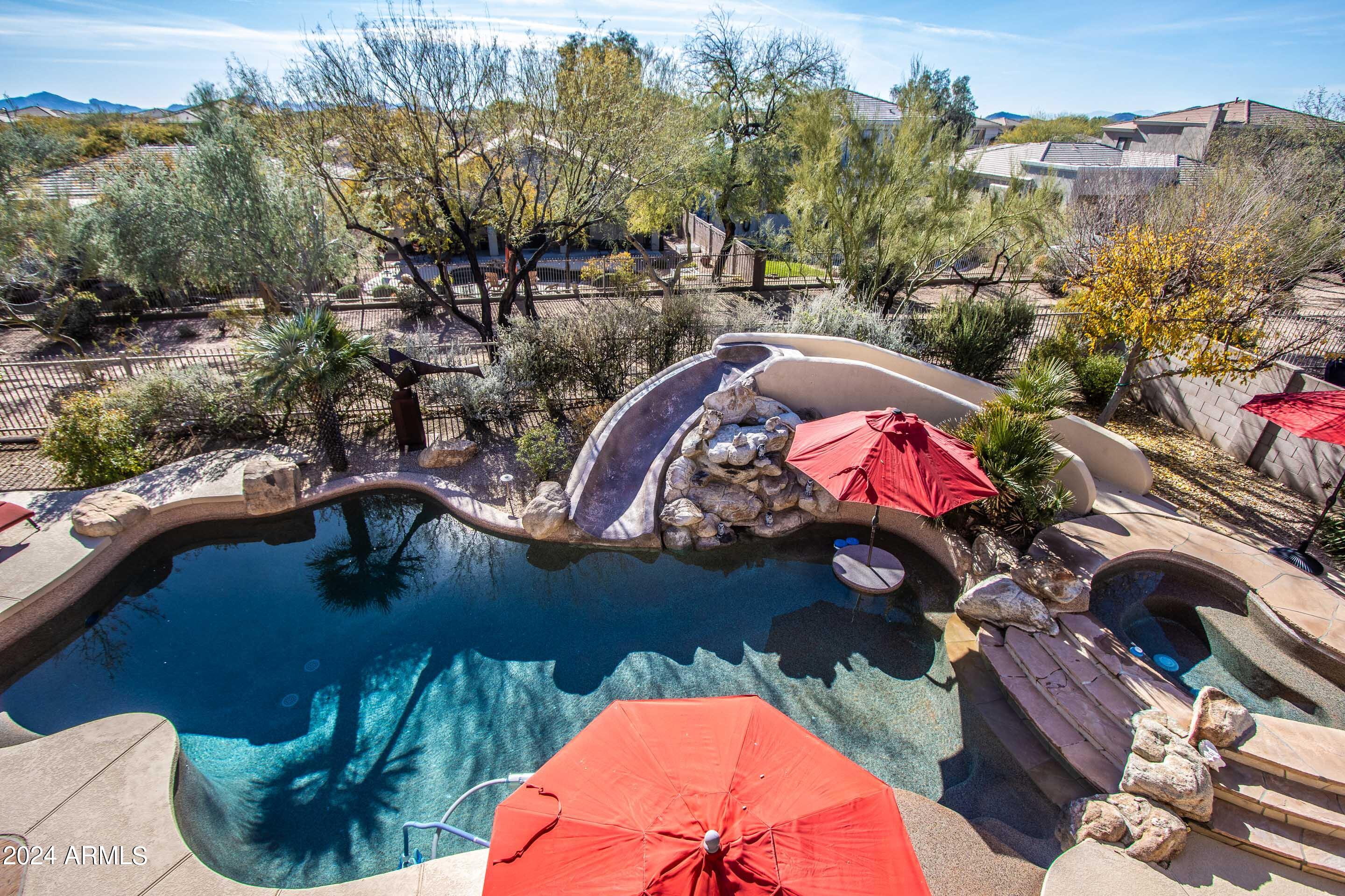 5237 East Hashknife Road Phoenix, AZ 85054 - Photo 3 of 26 Resort Backyard w/Pool & Spa