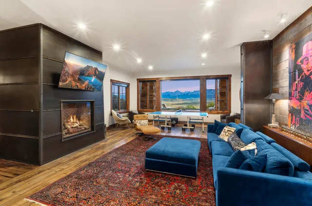 a bed room with a bed and a couch