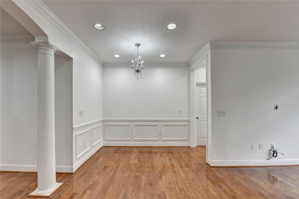 2202 Stratford Commons Decatur, GA 30033 - Photo 13 of 38 wooden floor in an empty room with a window