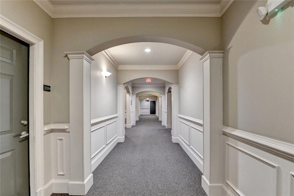 2202 Stratford Commons Decatur, GA 30033 - Photo 38 of 38 a view of a hallway view with staircase