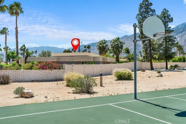 a view of a basketball court