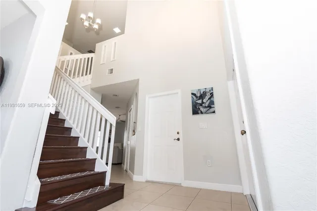 a view of entryway and hall