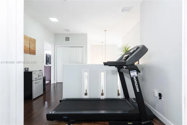 a view of workspace with furniture