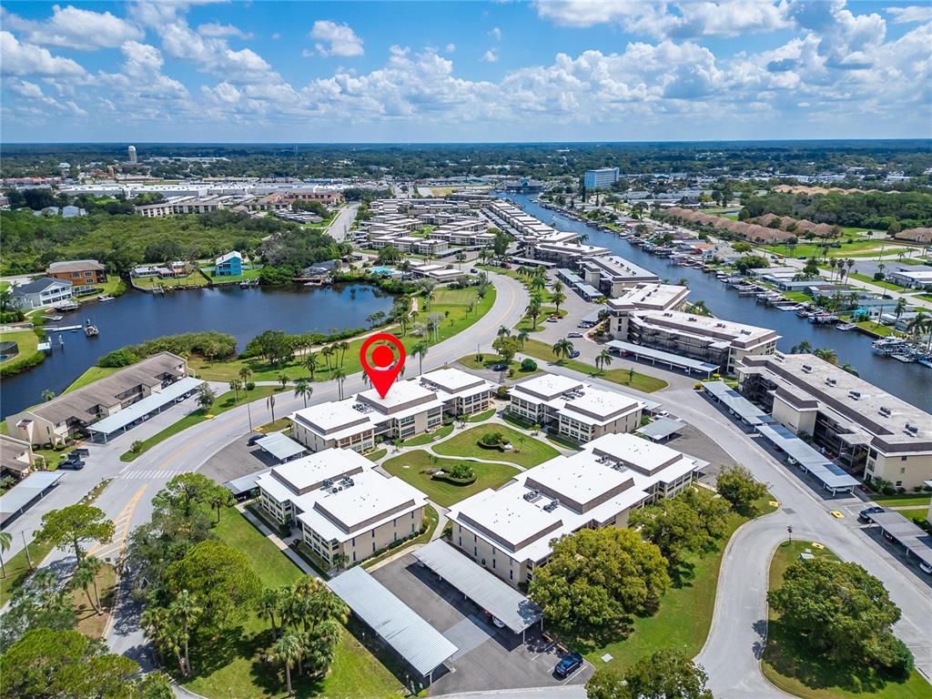 4600 Marine Parkway, Unit 104 New Port Richey, FL 34652 - Photo 58 of 69 an aerial view of a city