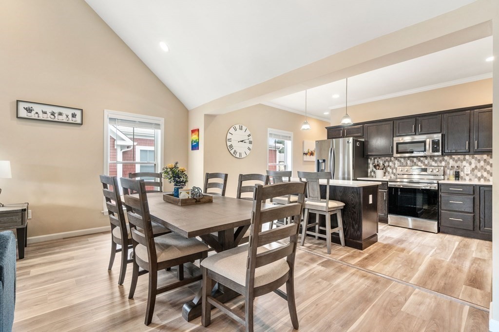 1 Elm Street, Unit 4 Boston, MA 02122 - Photo 4 of 15 a view of a dining room kitchen and a window