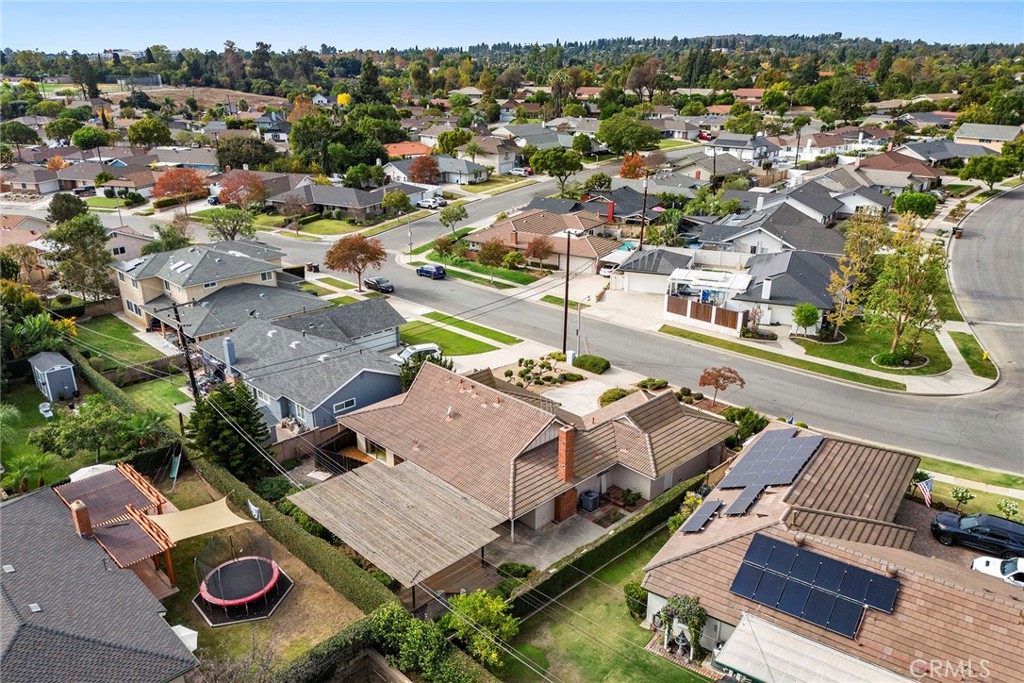 3116 Firethorne Avenue Fullerton, CA 92835 - Photo 32 of 32 an aerial view of residential houses with outdoor space and parking