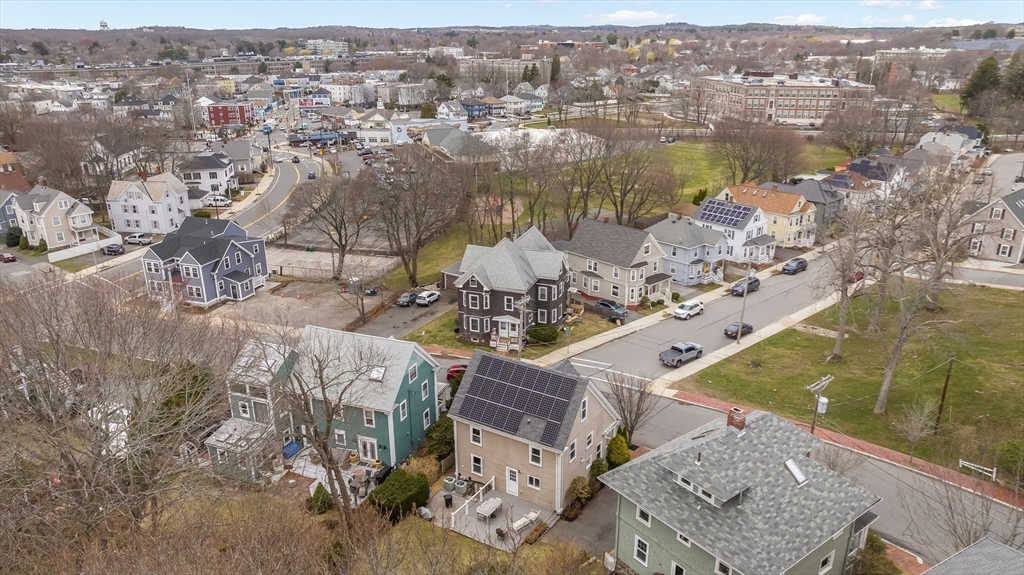 5 Pickett Street Beverly, MA 01915 - Photo 28 of 30 an aerial view of a house with a lake view