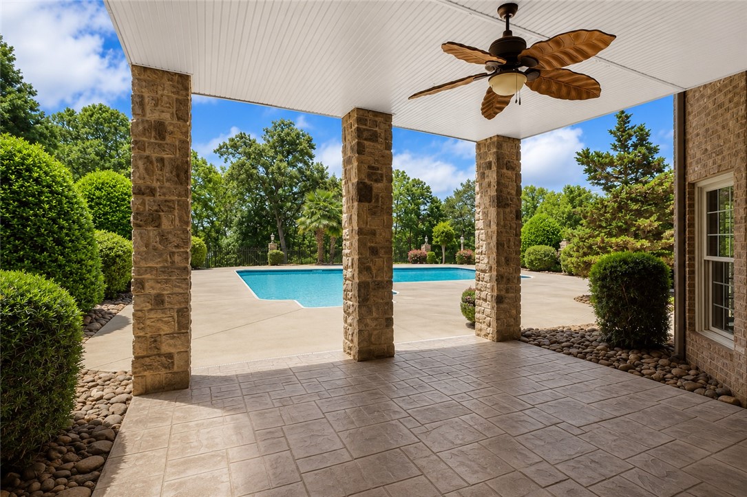 114 Willowbend Drive Anderson, SC 29621 - Photo 41 of 50 This inviting patio offers a serene outdoor retreat with a refreshing pool.
