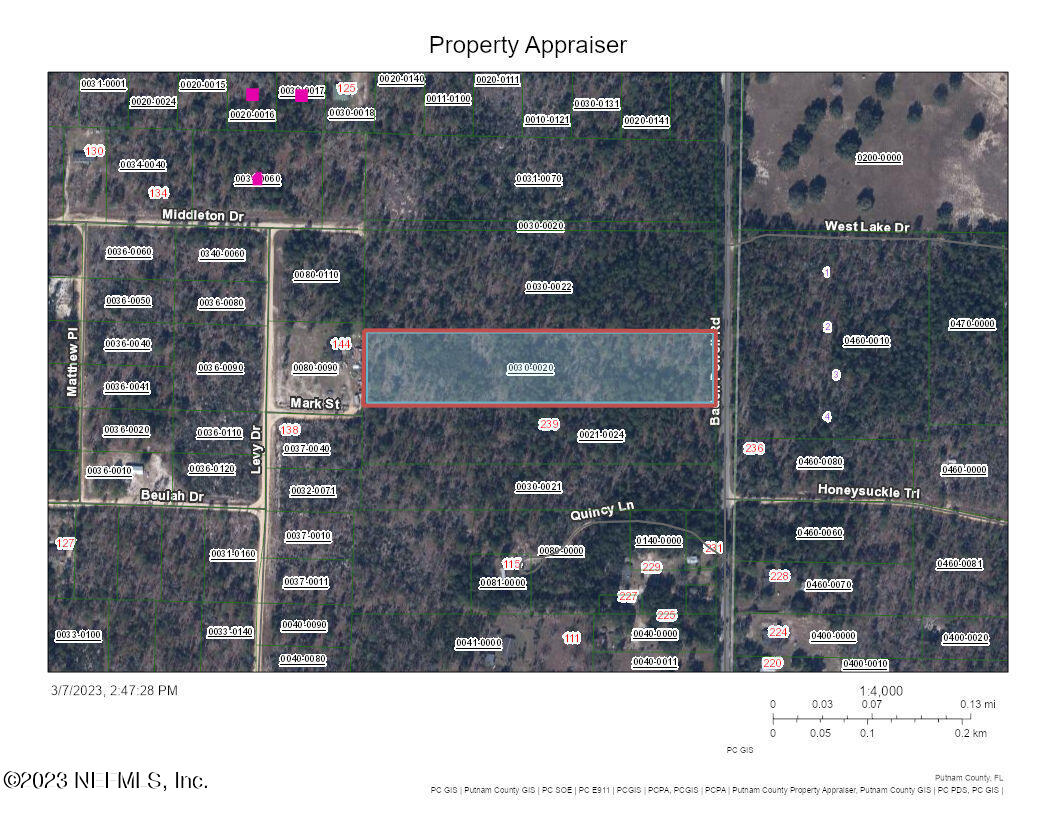 241 Baden Powell Road Hawthorne, FL 32640 - Photo 7 of 8 lot lines