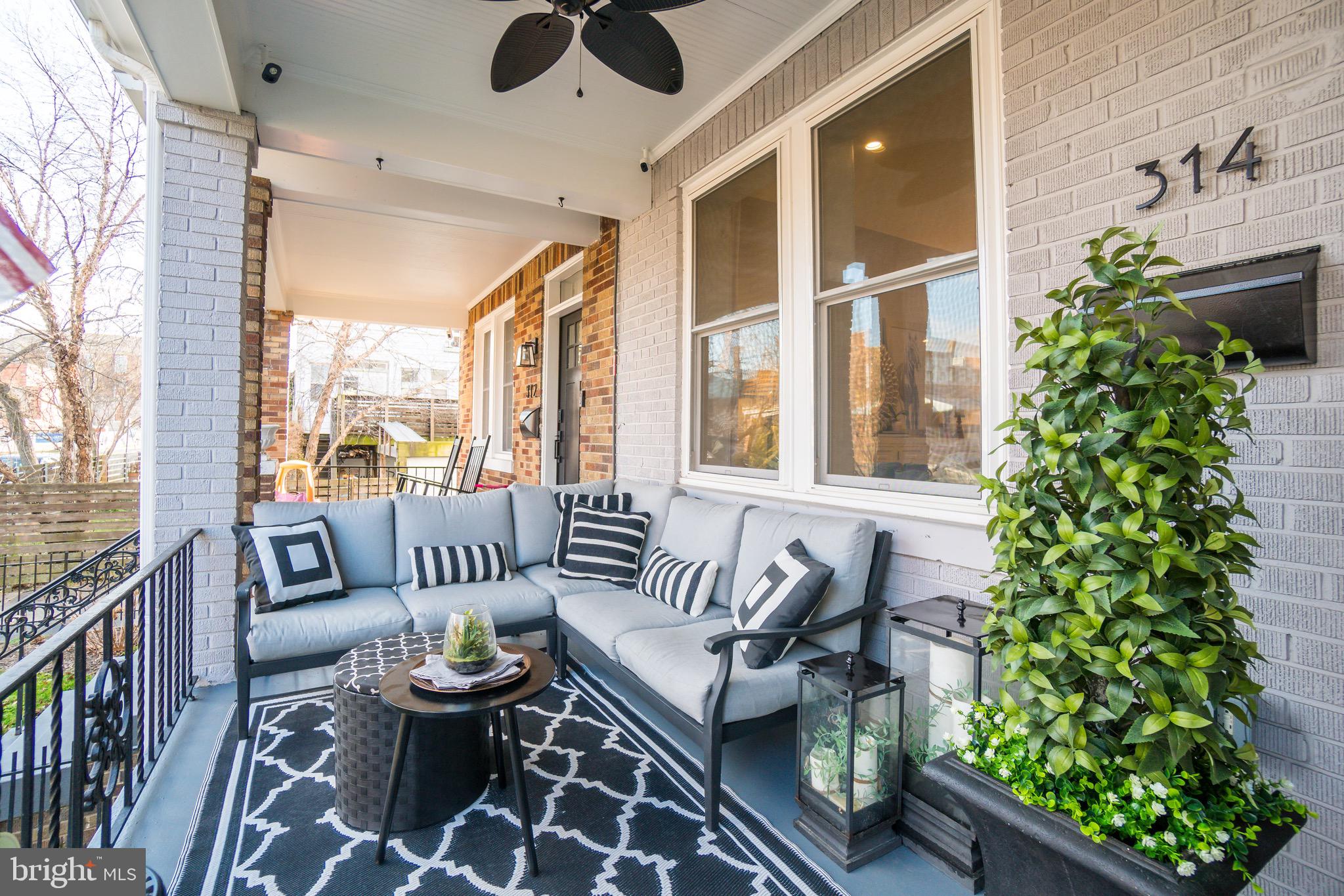 314 17th Place Northeast Washington, DC 20002 - Photo 2 of 30 Covered front porch