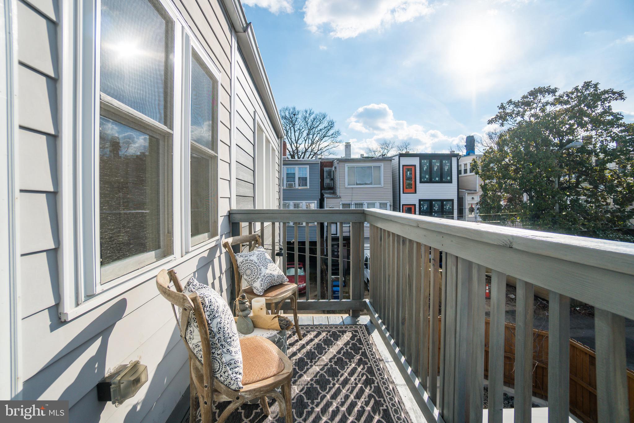 314 17th Place Northeast Washington, DC 20002 - Photo 18 of 30 Private balcony from primary bedroom