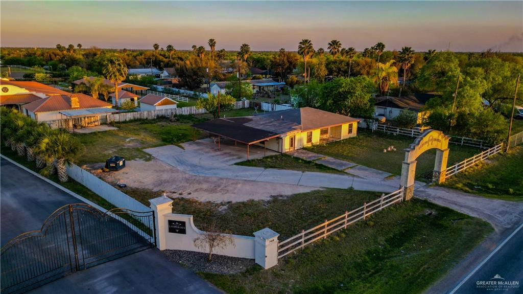 0 North Doffing Road Mission, TX 78574 - Photo 1 of 1 an aerial view of a house with garden space and street view