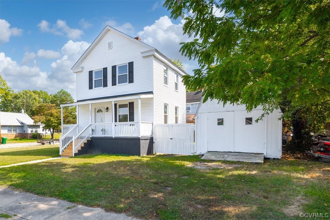 1006 Haskell Street Hopewell, VA 23860 - Photo 44 of 48 a view of house with backyard and garden