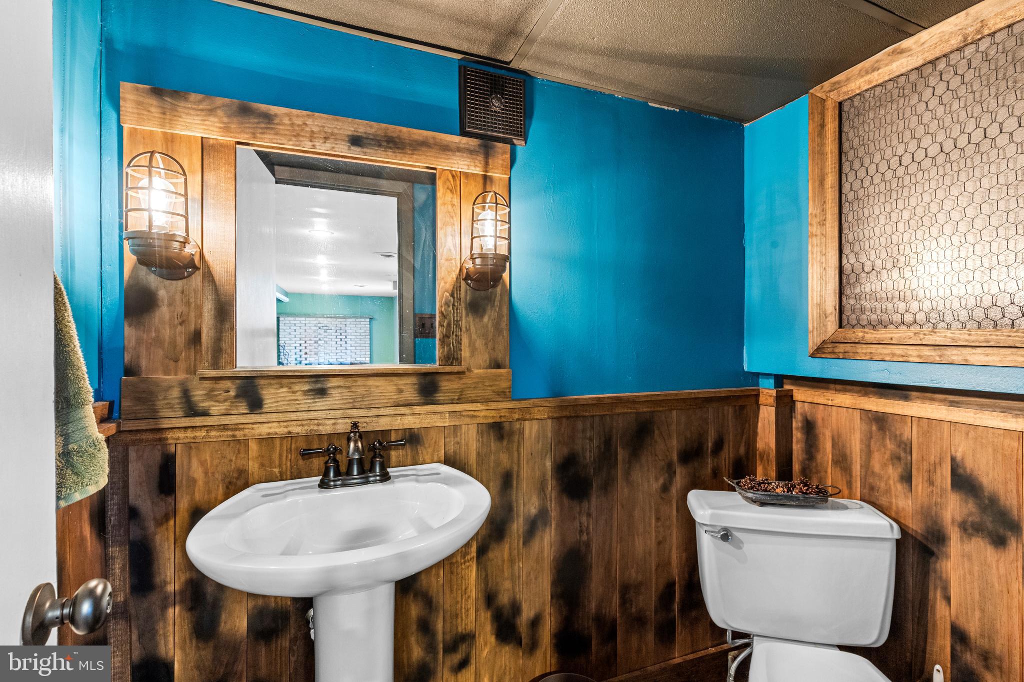 63 Quaker Hills Road Lancaster, PA 17603 - Photo 36 of 52 a bathroom with a sink a mirror and a toilet