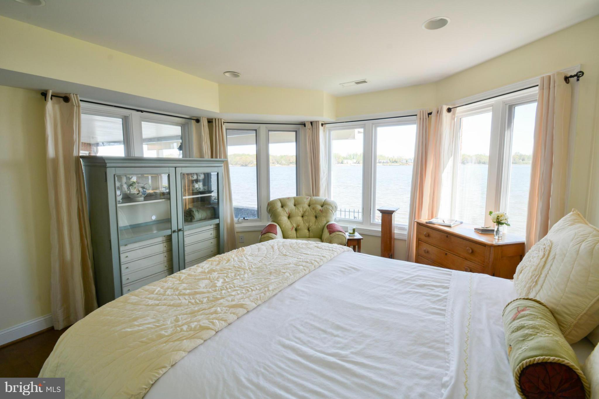 640 South River Landing Road, Unit 640 Edgewater, MD 21037 - Photo 24 of 30 3rd Bedroom-gorgeous water views!