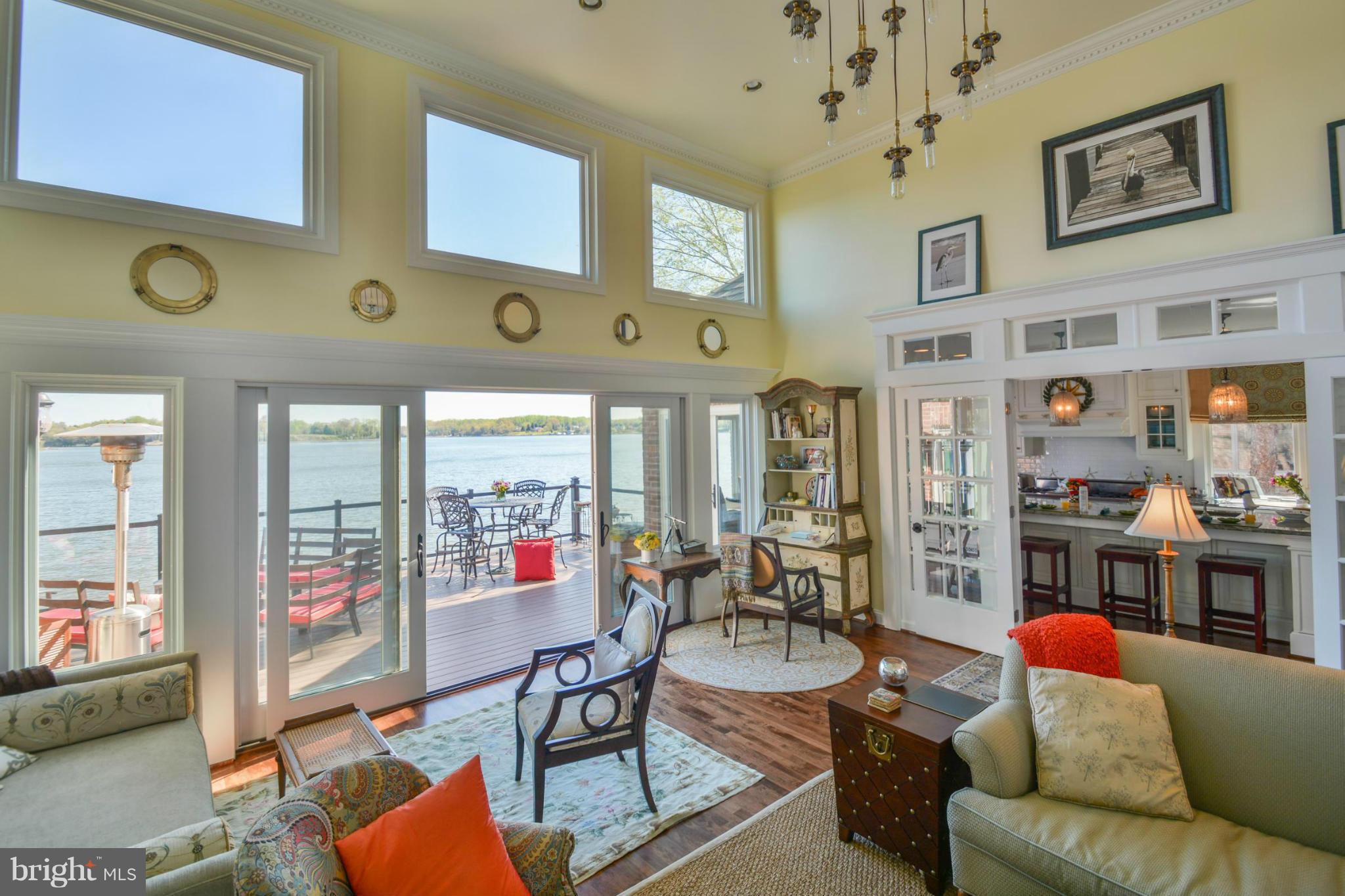 640 South River Landing Road, Unit 640 Edgewater, MD 21037 - Photo 4 of 30 Great Room to Balcony