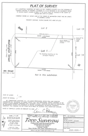 $60,000 | Commonly Known As Washington & 9th Street, Sandwich, IL 60548