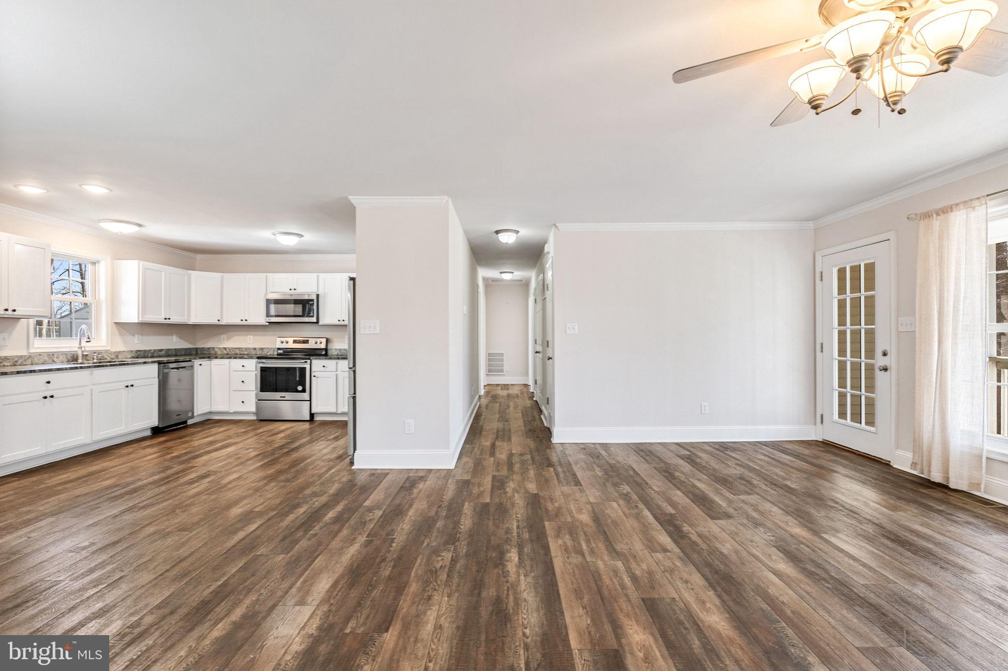 16352 Bullocks Road Ruther Glen, VA 22546 - Photo 15 of 29 a view of kitchen with wooden floor