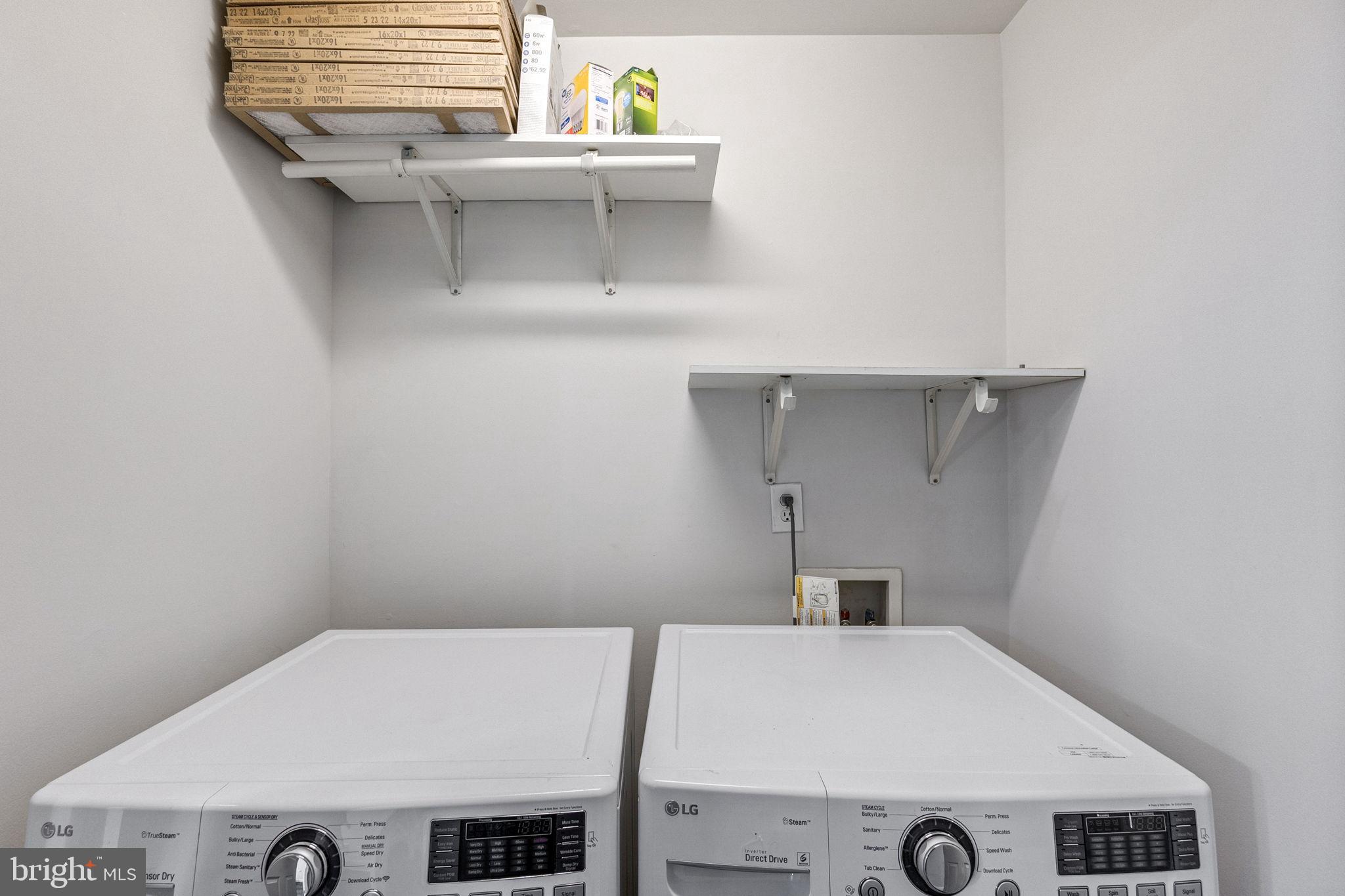 16352 Bullocks Road Ruther Glen, VA 22546 - Photo 16 of 29 a utility room with dryer and washer