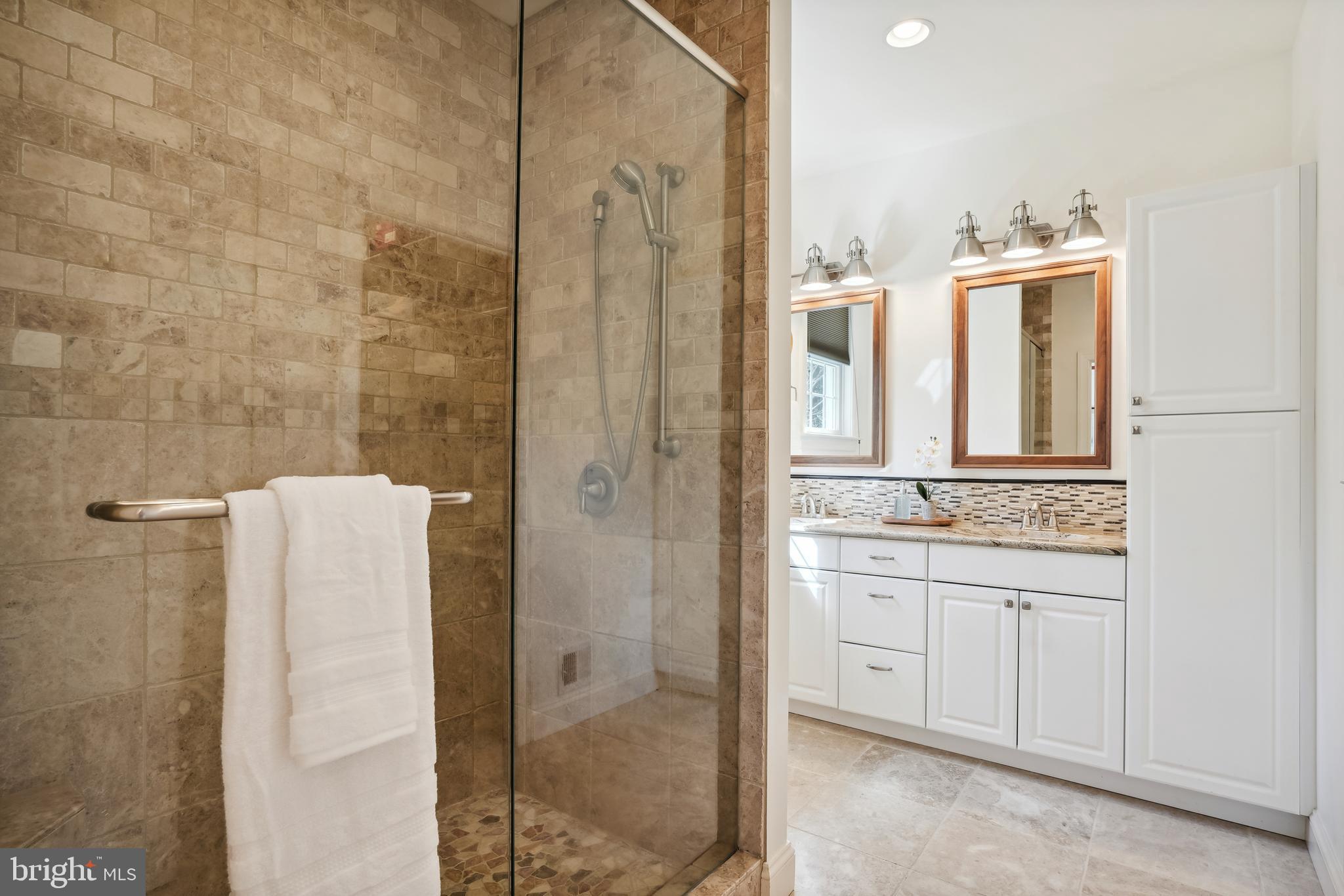 103 Calvert Road Stevensville, MD 21666 - Photo 35 of 59 Luxury Primary Bath . Tuscan Tile Shower